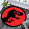 1Pc Jurassic Circular Rug - Office Decorative Carpet For Living Room Bedroom Door Mat Floor Rug Computer Chair Area Rug