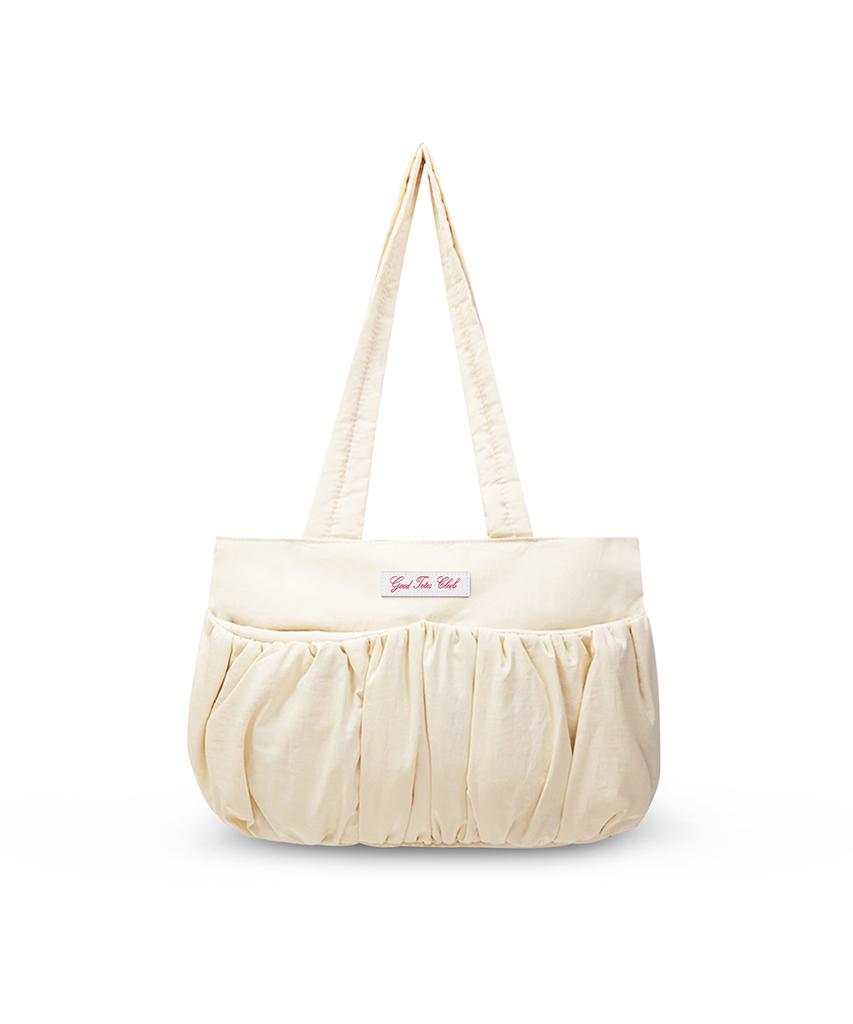 Goodtotes Souffle Puff Tote Bag (Cream)