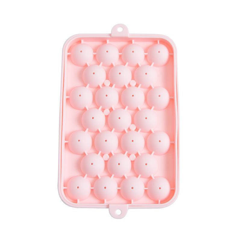 25 grid handmade grape soap mold ice grid mold ice box whiskey ice hockey mold silicone ice cube mold