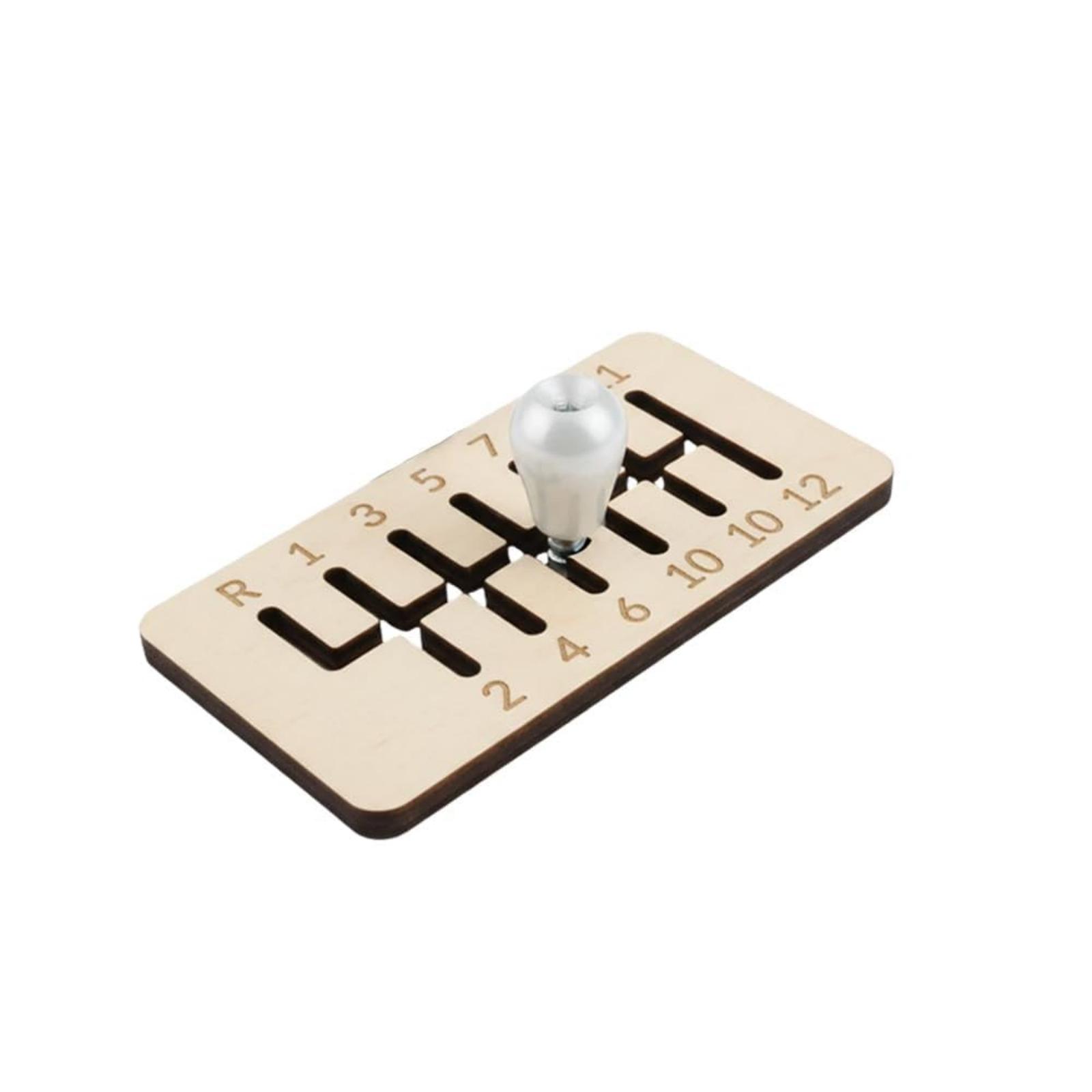 Игрушка-переключатель передач, Забавный нарамный фальшивый переключатель передач с цифрами R-12, Реалистичный тренировочный переключатель передач с плавной рукояткой