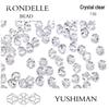 4mm Rhombus Beads - 200 Czech Quality Double Crimp Top Beads for DIY, Shuttle Weaving, and Embroidery