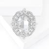 Luxury Crystal Glass Brooches for Women Rhinestone Pins Necklace Keychain Event Party New Gifts Jewelry Decoration Accessories