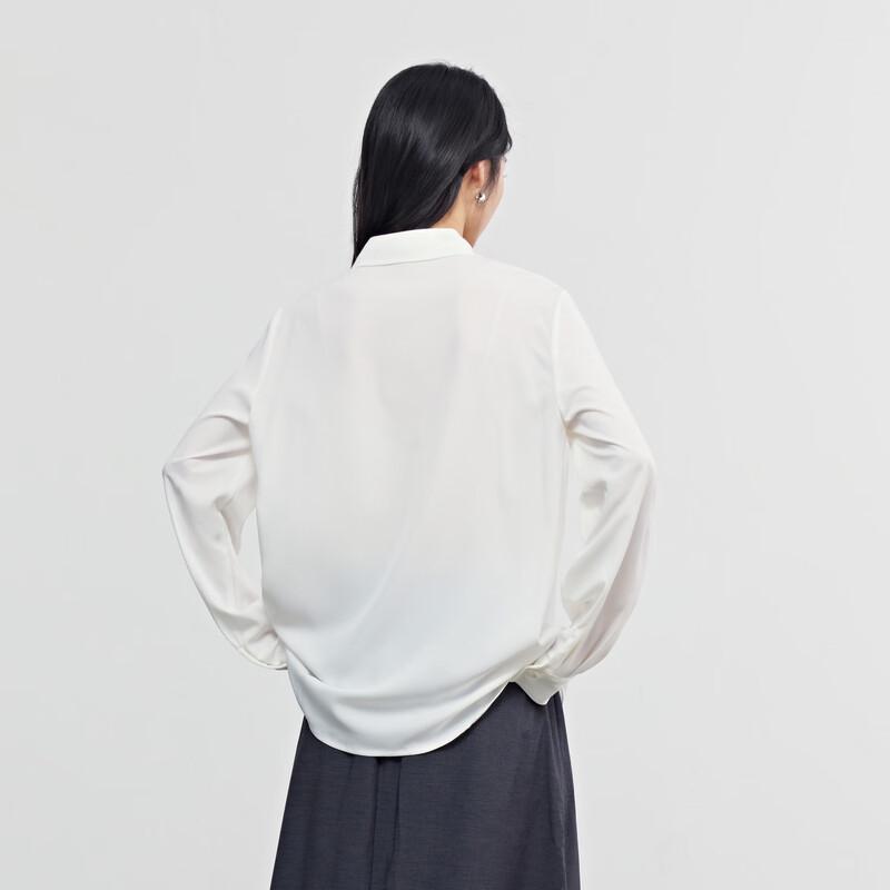 Elva' Island Women's Long Sleeve Versatile Slim-Fit Shirt