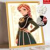 Disney Pearl Painting Frozen 2 Anna Handmade DIY Pearl Gemstone Painting Pictures Crafts Special Shape Home Wall Decoration