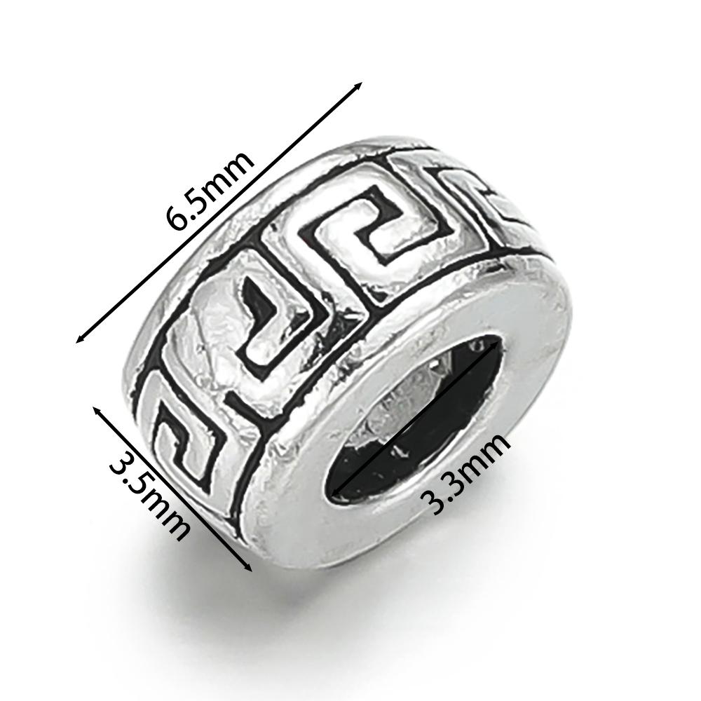 1pcs/lot 925 Sterling Silver Various Shape Silver Color Beads For DIY Jewelry Necklace Bracelets Making Supplies Accessories