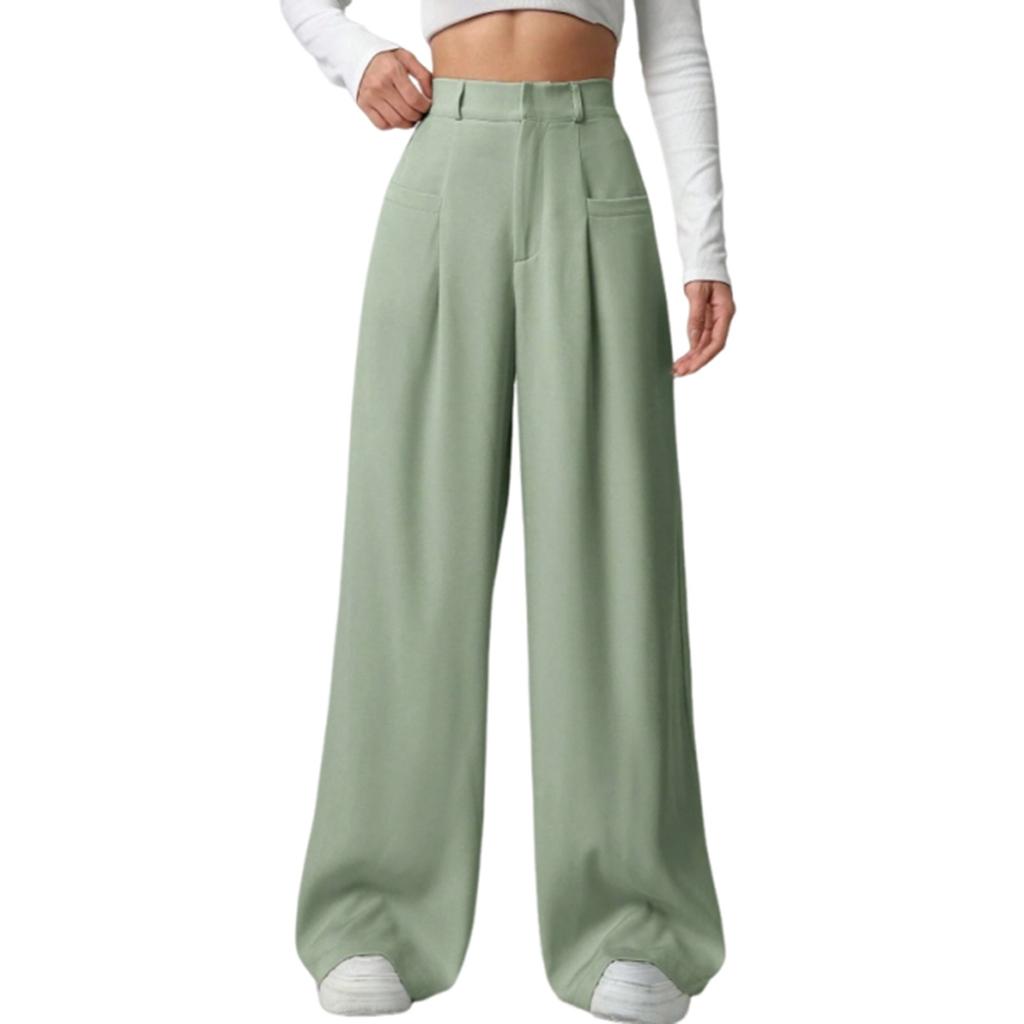 Women's Drape High Waist Wide Leg Versatile Casual Loose Trousers