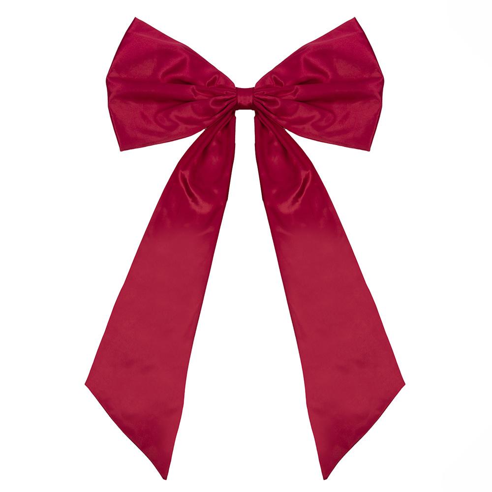 43 x 24 Inches Large Bow Themed Party Decorations Giant Pink Bow Decor Satin Ribbon, Contains Felt Big Pink Bow Wall Decor