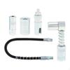 Grease Accessory Kit Flexible Hose Portable Maintenance Coupler Adapter Machine Set