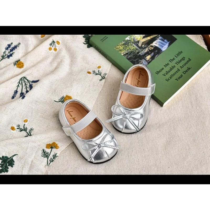 Girls Princess Bowknot Breathable Single Shoes For Kids