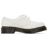 Dr. Martens 1461 Leather Embellished Bow Casual Shoes Women Shoes White 27852100