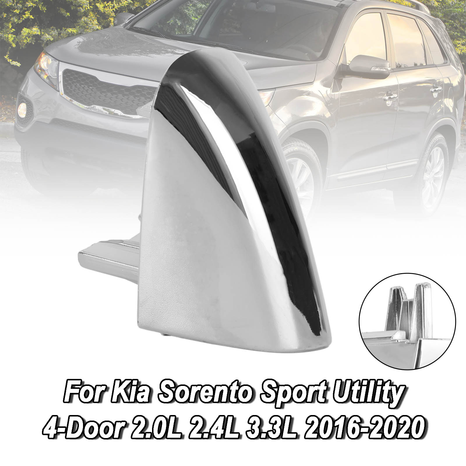 

Rear Left Driver Side Handle Cover 83652C5010 For Kia Sorento 2016-2020