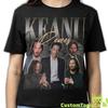 KEANU REEVES SHIRT, Keanu Reeves Vintage T-Shirt, Keanu Charles Reeves Retro 90er Bootleg Hommage Merch, Keanu Reeves Tribut Rap Tee Fan Geschenk