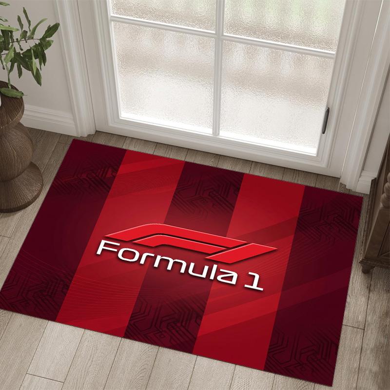 Tappeto in Velluto di Cristallo Design F1 Accogliente Non?Tappeto Stampato Antiscivolo per Camera da Letto Soggiorno Ingresso