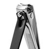 Stainless Steel Nail Nipper Black Fingernail Clipper Sharp and Durable Toenail Trimmer  Travel