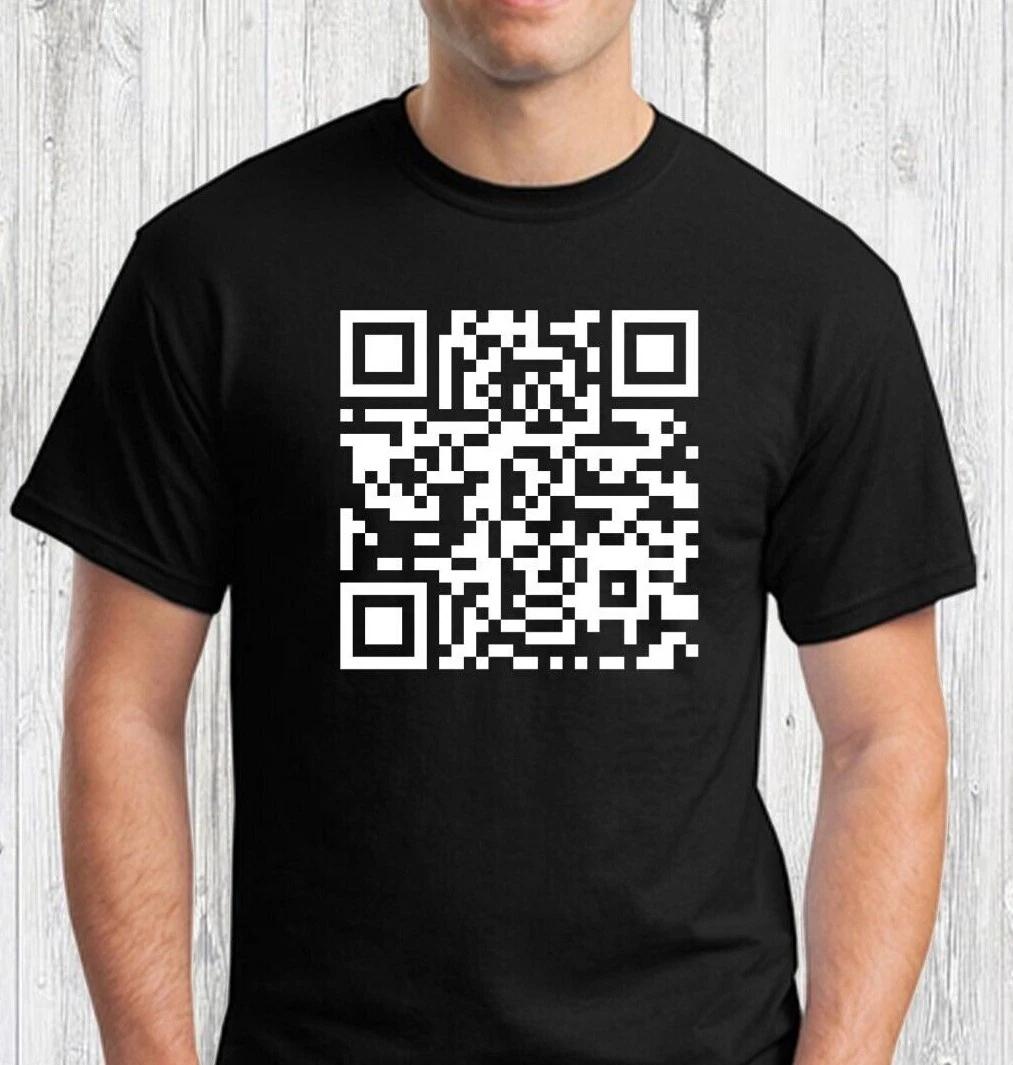 Rick Rolled - Never Gonna Give QR Code! - Printed Front and Back - FREE SHIP S