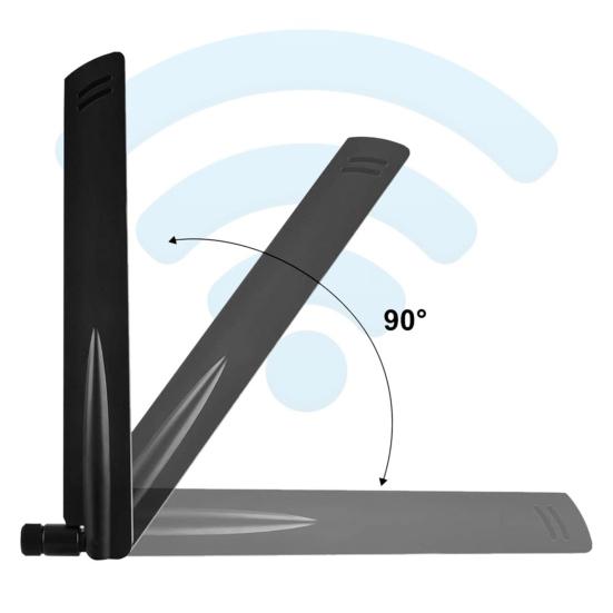 Wireless Antenna Dual-band Universal 18 dBi High Gain 2.4G/4GHz SMA Male WiFi Aerial