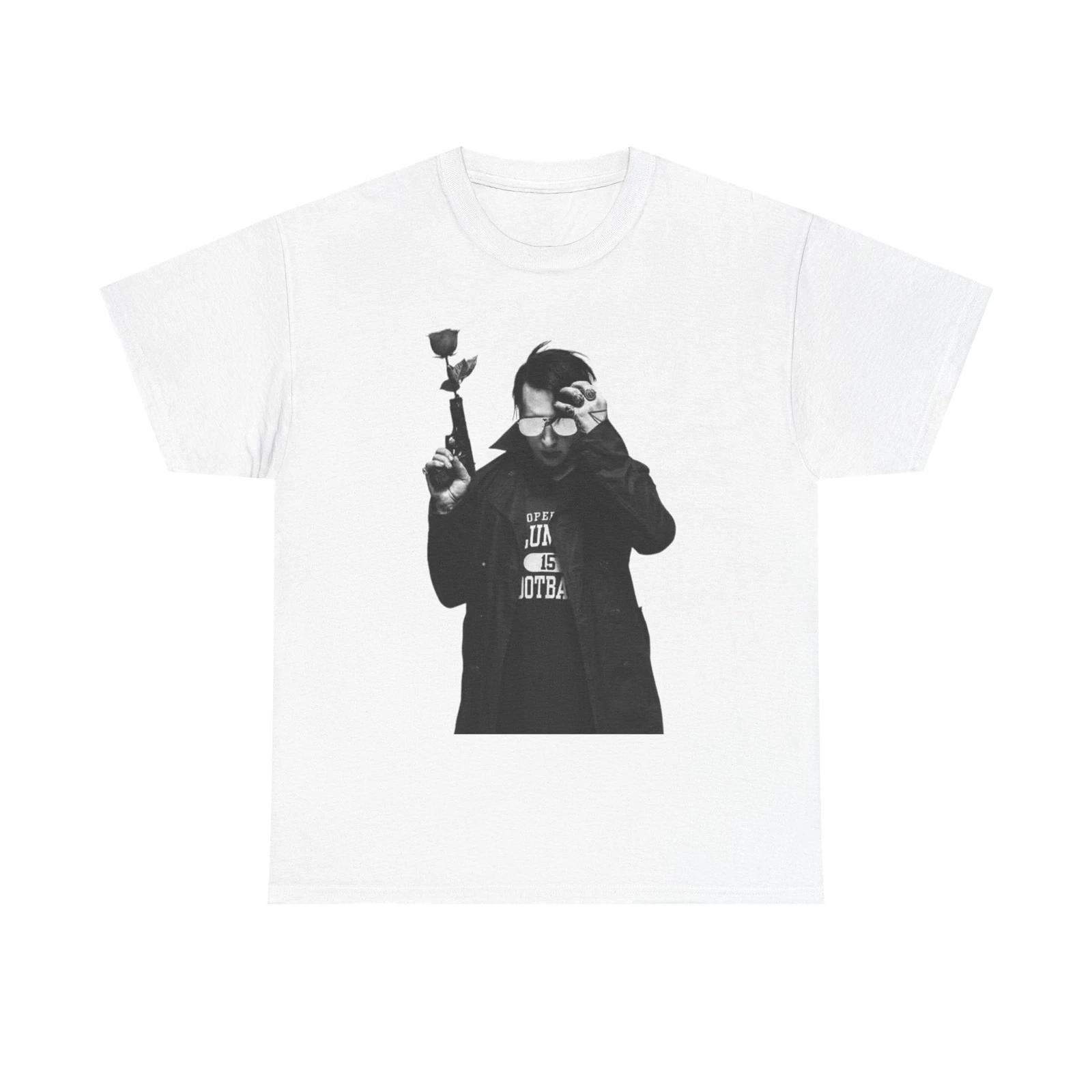 Men s and Women s T-shirts Marilyn Manson S