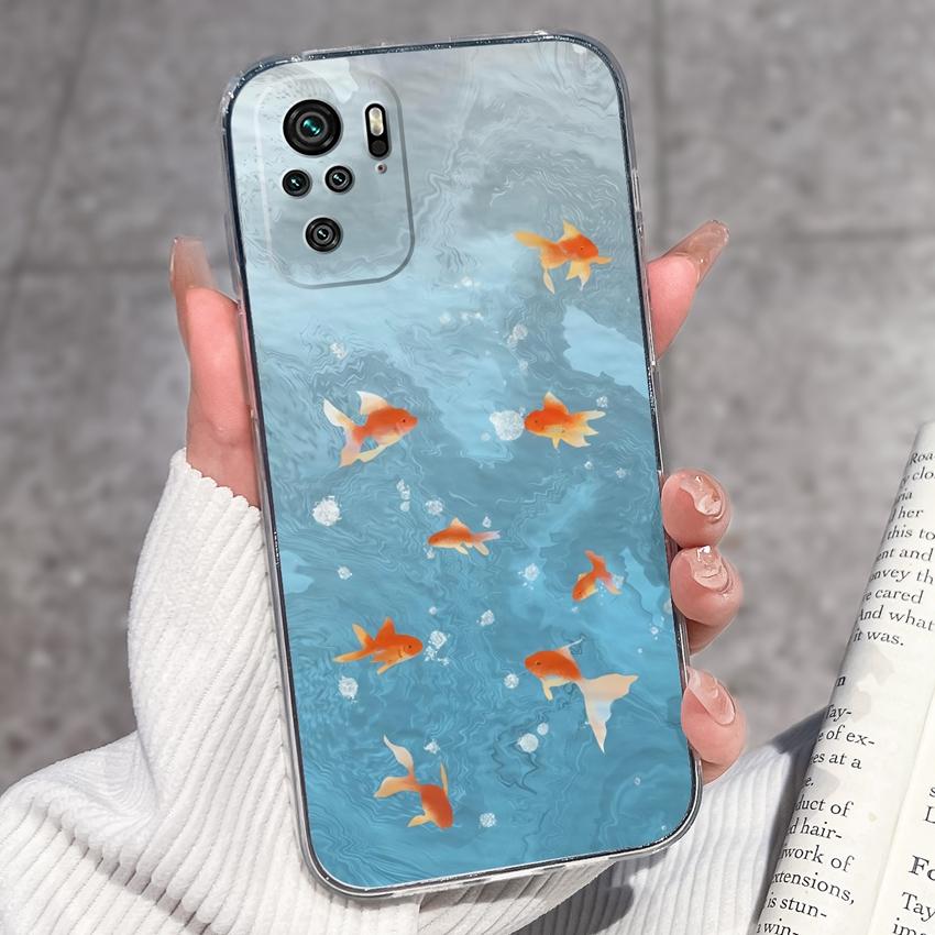 Cute Kitten Phone Case For Redmi Note 10 9 8 7 6 5A Pro 9T 8T 7S 10Lite Soft Casing Screen Protector Top Quality Dustproof Shell For Redmi Clear Cover