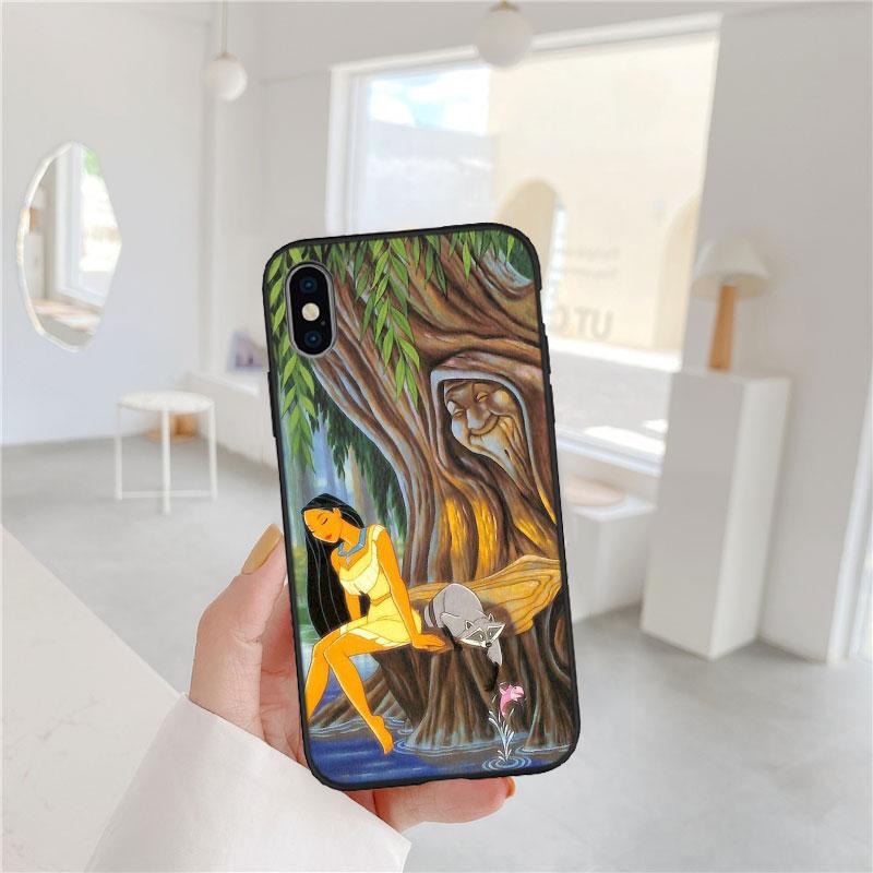 CJ41 Disney Pocahontas Soft Shell Phone Case for Redmi Note 10 11 12 Pro Max 10S 10C 10T 11A 11S 12S 12C