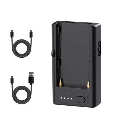 Nabíječka baterií NP-F s 21W Type-C PD vstupem USB-A/ D-tap/ Type-C PD výstupy 1/4palcový otvor pro šroub