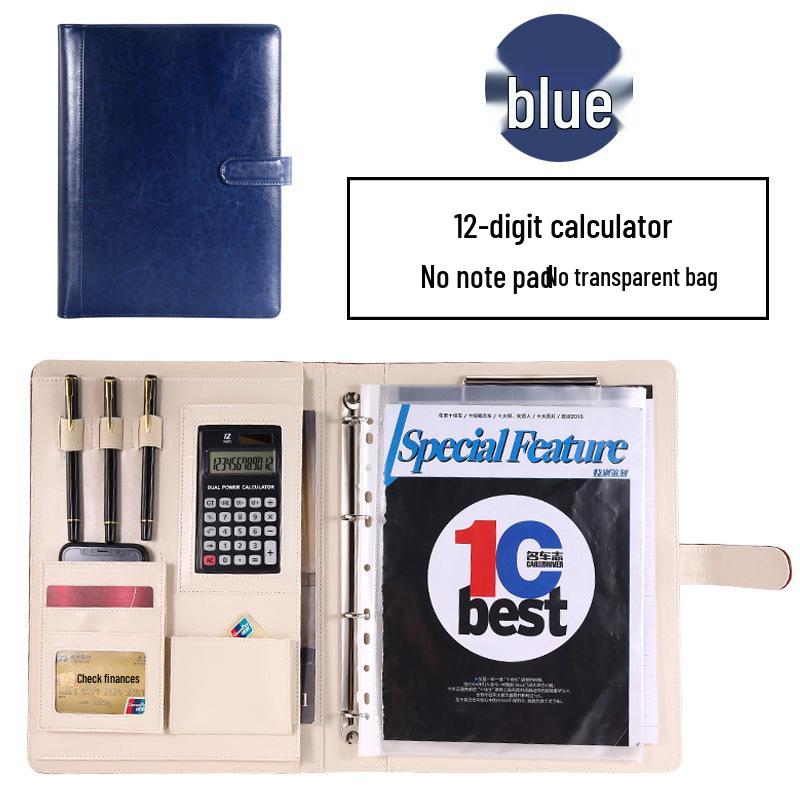 Manufacturer A4 Manager Zippered Business Ring Binder & Clipboard