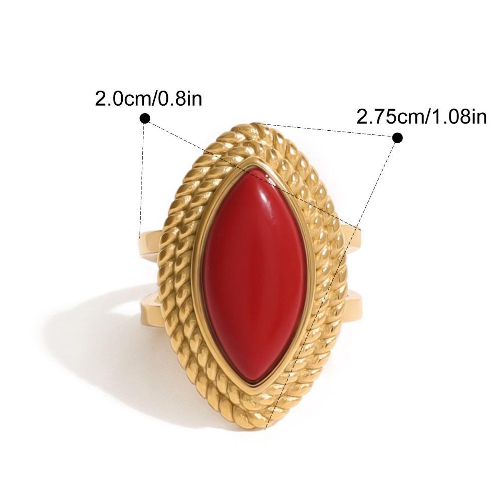 Stainless Steel Starfish Ring Gold Color Stainless Steel Jewelry Ocean Style Ring  Hand Jewelry
