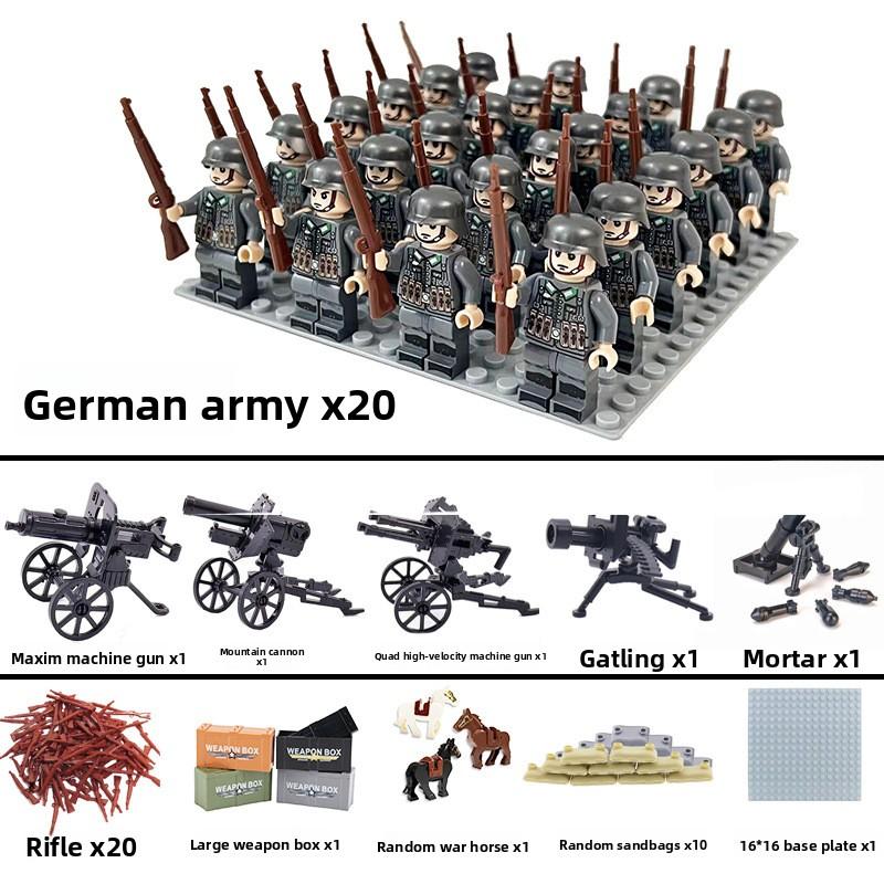 Mattoncini, bambole, bambole umanoidi, giocattoli, mini bambole, bambole umanoidi, giocattoli militari, regali di compleanno, personaggi dei cartoni animati.