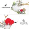 6Pcs Christmas Headbands for Women Red Reindeer Antlers Headband