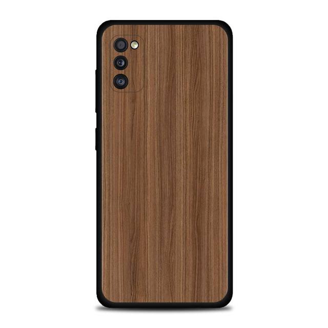 Fall Für Samsung A51 A71 A21s A21 A12 A11 A02s A02 A01 A91 A72 A52 A42 A41 A32 A31 Silikon coque Natürliche Holz