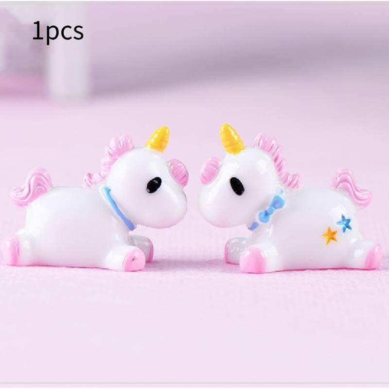 Pink Unicorn Small Resin Decorative Home Decoration Prop Creative Fashion Crafts
