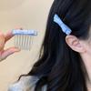 Ribbon Bowknot Hair Comb for Girl Hairpin Comb Hairclip Barrettes for Women Side Bangs Sweet Hair Styling Tool
