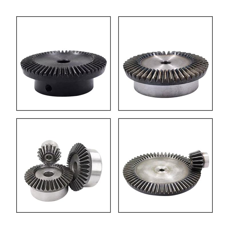 Speed Ratio Bevel Gear 90-degree 1 Pair 0.8M 20T:30T Transmission 1:1.5 bevel gears 0.8 Moudlues 20 Teeth With 30 Teeth
