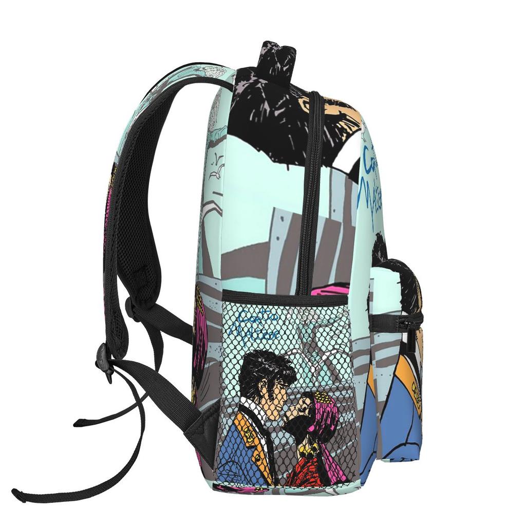 Tom Holland Same Style I Survived My Trip To NYC Vitruvian Pizza Rucksack Learner Boys Girls Backpack School Tote  Sling Bags
