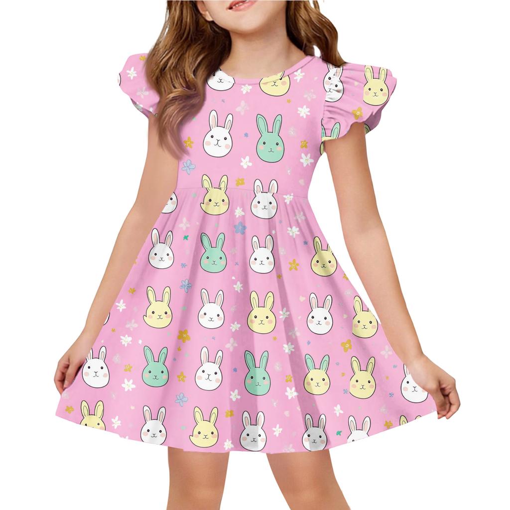 Children's Fashion Casual Flying Sleeve Dress