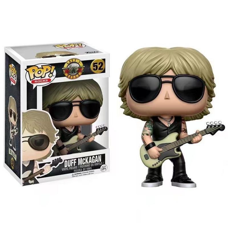 Rock Band Series PVC Action Figure Collectible Statues 9cm