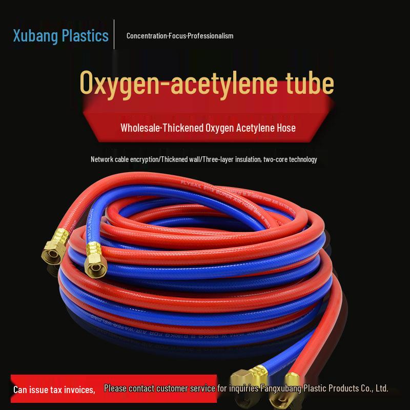 Dual-Color Linked Oxygen-Acetylene Cutting Hose