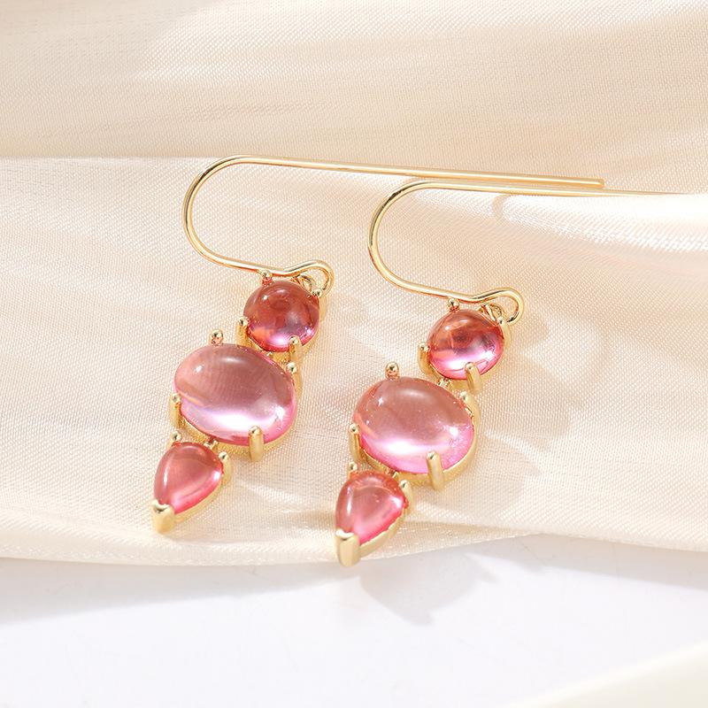 European and American elegant copper earrings commuter stud earrings a piece of Yiwu jewelry
