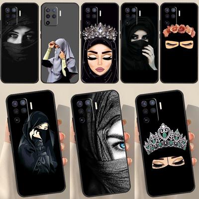 Moslim Islamitische Arabische Hijab Meisje Voor OPPO Find X3 Lite X5 Pro A5 A9 A31 A53 S A83 A91 A93 A54 A74 A94 A15 A16 A52 A72 Hoesje