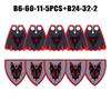 Medieval Castle Wolf Shield Building Blocks Military Knight Dragon Warrior Soldier Figures Accessories Weapon Helmet Bricks Toys