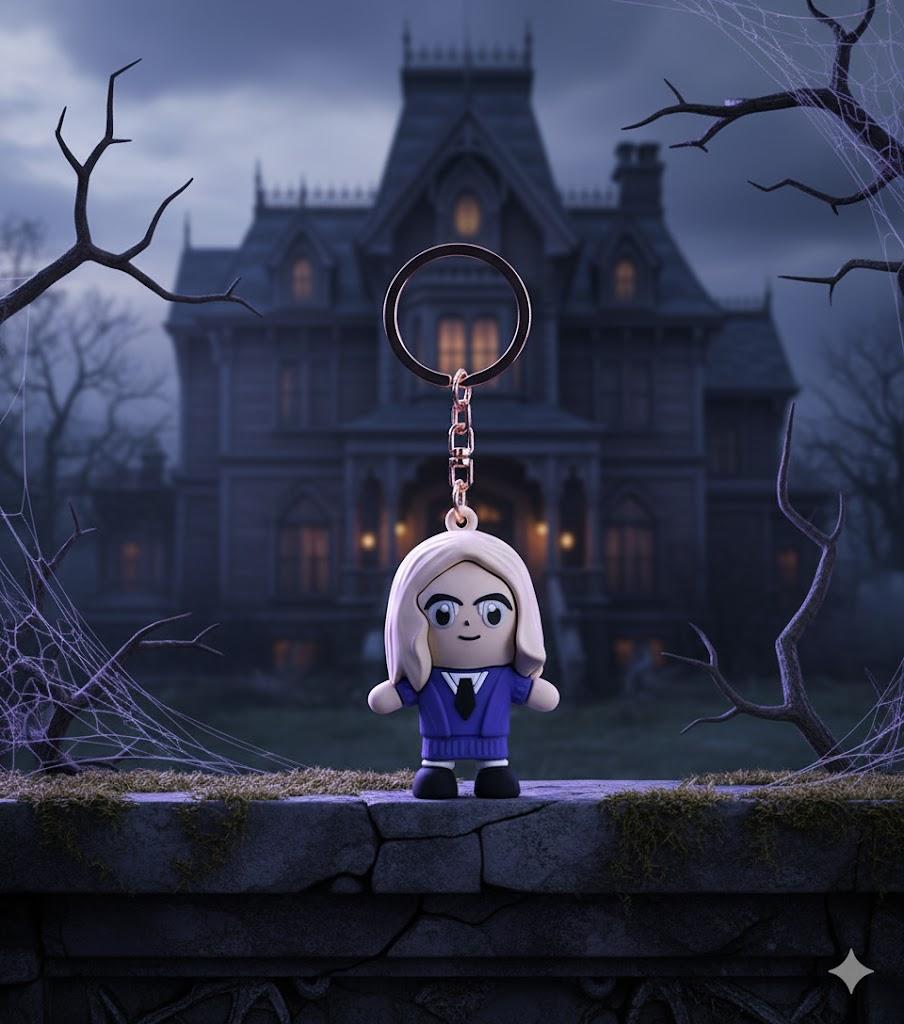 Брелок Семейка Аддамс Wednesday Addams Энид Синклер фигурка игрушка для ключей, рюкзака, сумки 6 см