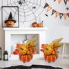 Multipurpose Charm Artificial Pumpkin Container with Flower Long Time Use Home Accessory and Office Decoration