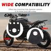 Motorcycle License Plate Bracket Taillight Fixed Number Plate Frame Holder Light Mount with LED Light