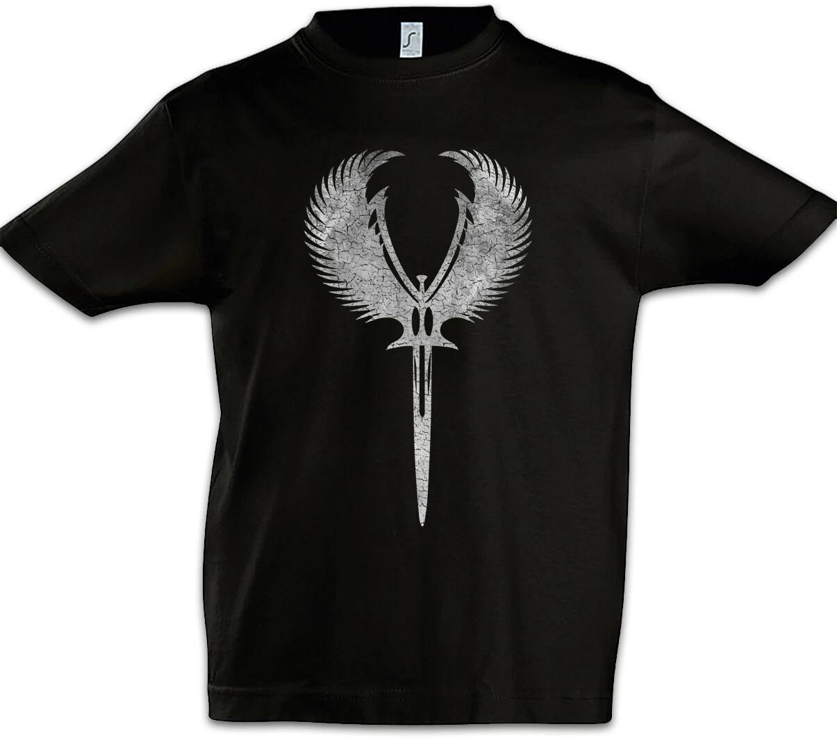 Valkyrie Sword Symbol Boys kids boys T-Shirt Valhalla Thor Odin Vikings Vikings Valkyrie 140