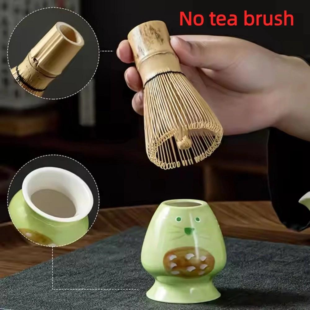 Ceramic Matcha Whisk Holder Cartoon Whisk Holder Japanese Matcha Whisk Container  Home Teahouse