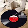 1Pc Music Staff Circular Print Rug - home decoration Carpet For Living Room Bedroom Flooring Computer Chair Area Rug