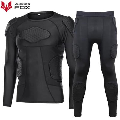 Roupa Íntima Protetora de Armadura para Motocicleta Jaqueta de Motocross Camada Calças Camisas de Compressão Roupa de Proteção Corporal para Moto Equipamento de Bicicleta Traje