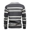 Men's Cotton POLO Shirt with Striped Lapel for Summer
