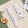 20mm Silicone Strap Flower Design Floral Engraved Two-color For Amazfit GTR, Huawei,Garmin Samsung Galaxy Watch 7 6 5 4