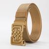 Men'S Wind Alloy Automatic Buckle Belt Thickened Imitation Nylon Tactical Belt
