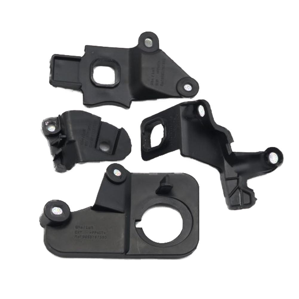 Left Side Headlight Bracket OE Reference Check Single Piece Set Easy Installation Replacement Headlight Holder Mount